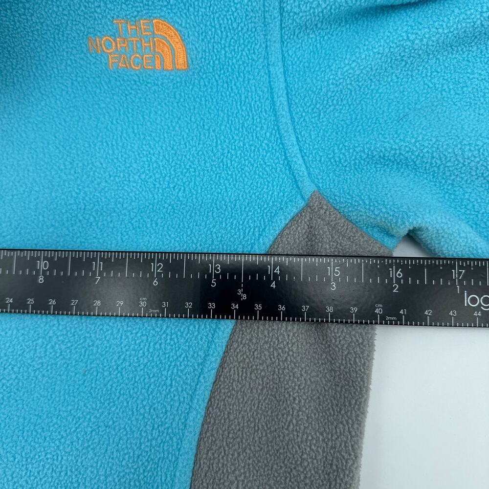 The North Face Fleece Jacket Women's Light Blue Gray Full Zip Outdoor Hiking - Picture 4 of 10